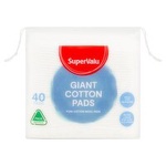 SuperValu Giant Cotton Pads (40 Piece)